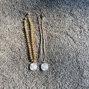 Marble Pendant Necklaces